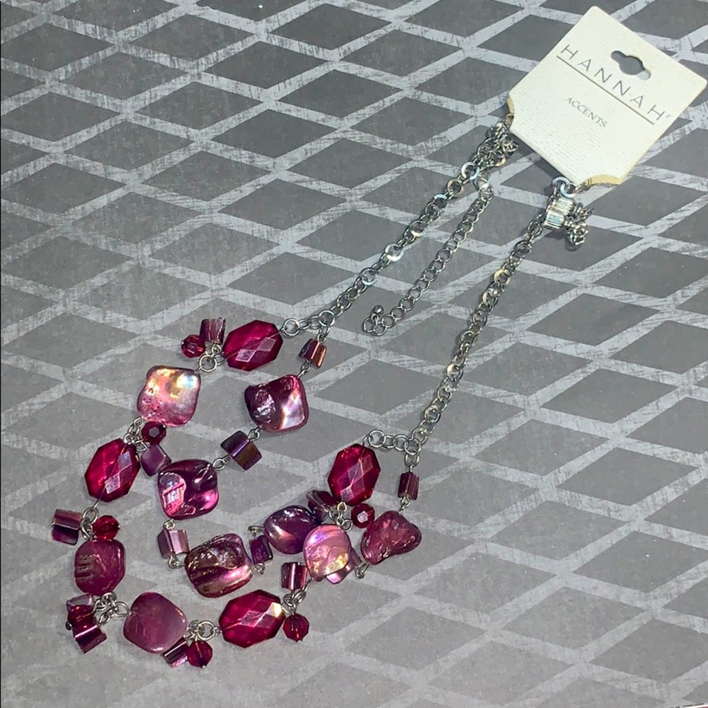 hannah accents short layered necklace